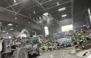 Brand auf Wertstoffhof Remondis #Oberhausen #Brand