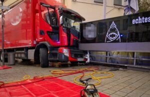Schrecklicher Vorfall in Passau: LKW rast in Fußgänger in der Innenstadt