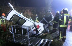 Westerstede: schwerer Verkehrsunfall im Nebel