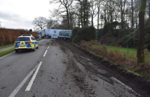 Westerstede: Lkw-Unfall endet glimpflich
