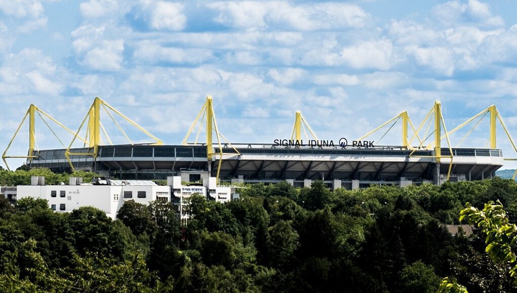 stadium, soccer, dortmund