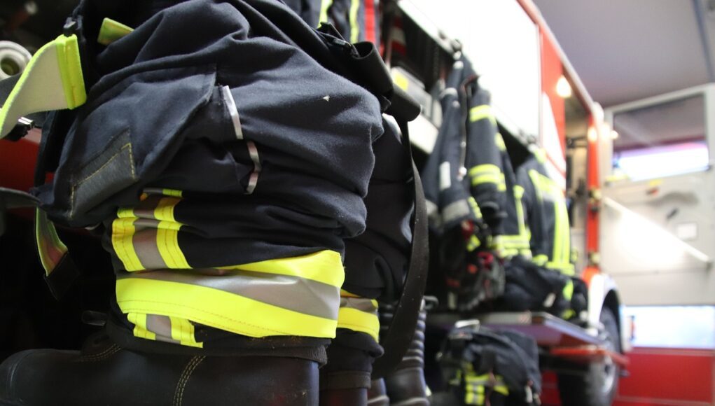 boots, uniform, firefighter