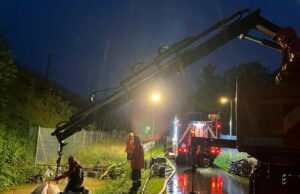 Hochwasser in Süddeutschland – THW-Kräfte im Einsatz