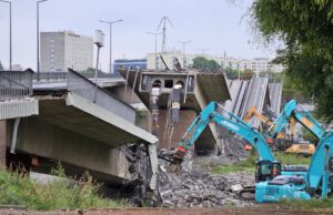 Info der Stadt Dresden – Abrissarbeiten schreiten voran – Hochwasser angekündigt