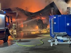 Großbrand in Industriegebiet Hermeskeil